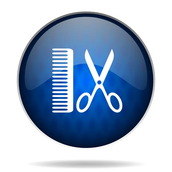 Ícone barbeiro internet — Fotografia de Stock