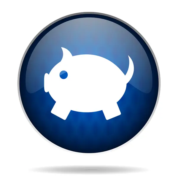 Piggy bank internet icon — Stock Photo, Image