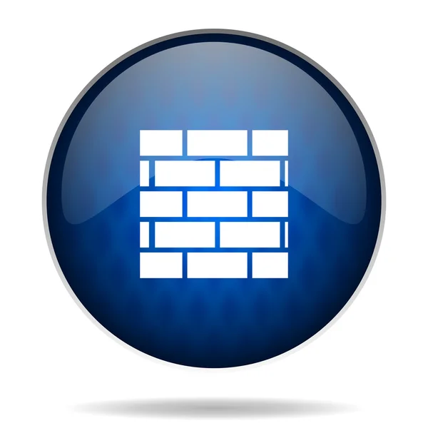Firewall voor internet-pictogram — Stockfoto