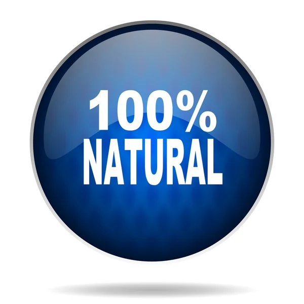 Icono de Internet 100% natural —  Fotos de Stock