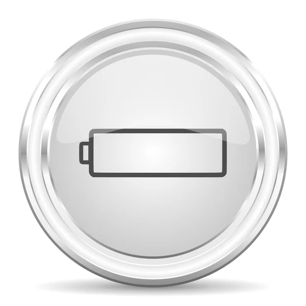 Батарея интернет значок — стоковое фото