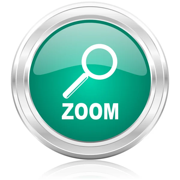 Ícone de internet zoom — Fotografia de Stock