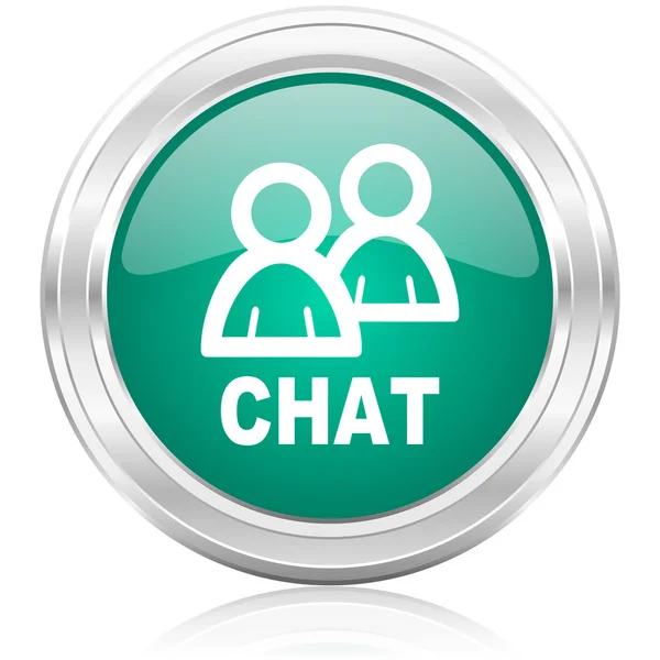 Chat internet ikonra — Stock Fotó