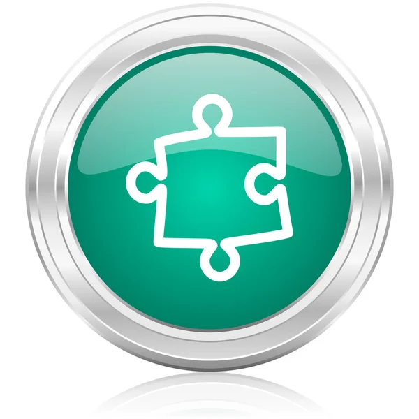 Puzzle internet icon — Stock Photo, Image