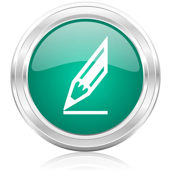 Pencil internet icon — Stock Photo, Image
