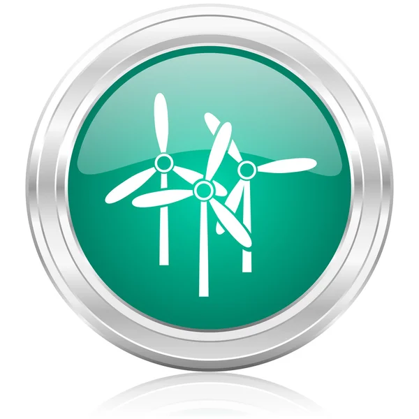 Windmill ikonen internet — Stockfoto