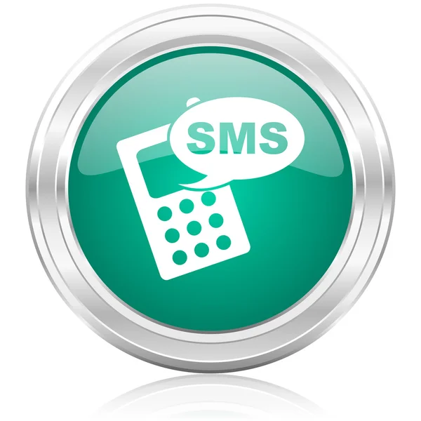 Иконка sms интернет — стоковое фото