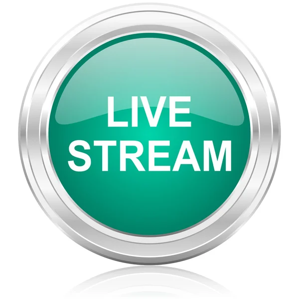 Live stream internet icon — Stock Photo, Image