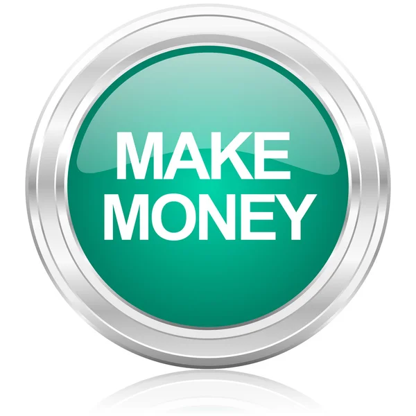 Make money internet icon — Stock Photo, Image