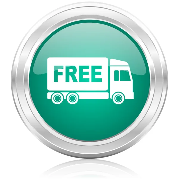 Free delivery internet icon — Stock Photo, Image