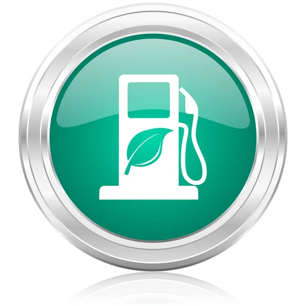 Biobränsle internet-ikonen — Stockfoto