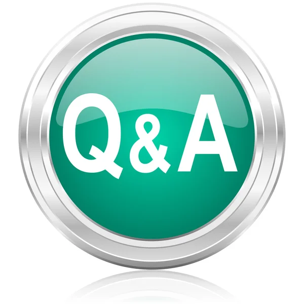 Question answer internet icon — Stock Photo, Image