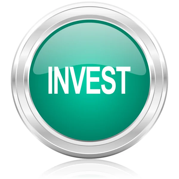 Investir ícone internet — Fotografia de Stock