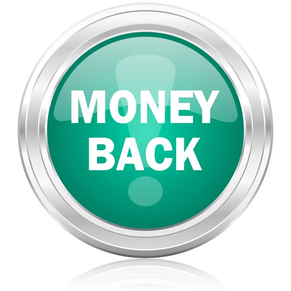 Geld zurück Internet-Ikone — Stockfoto