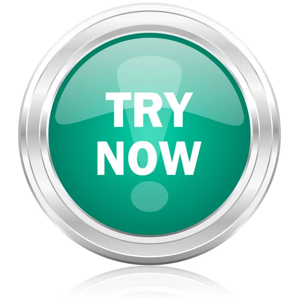 Try now internet icon — Stock Photo, Image