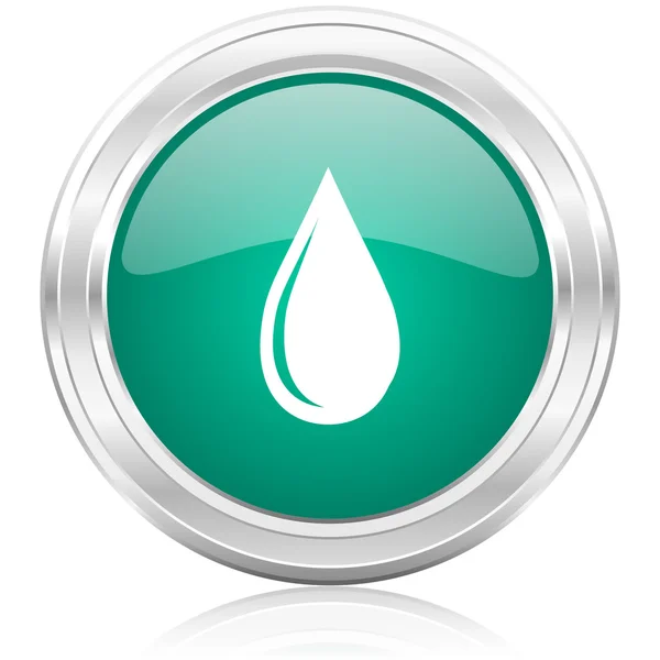 Water drop pictogram internet — Stockfoto