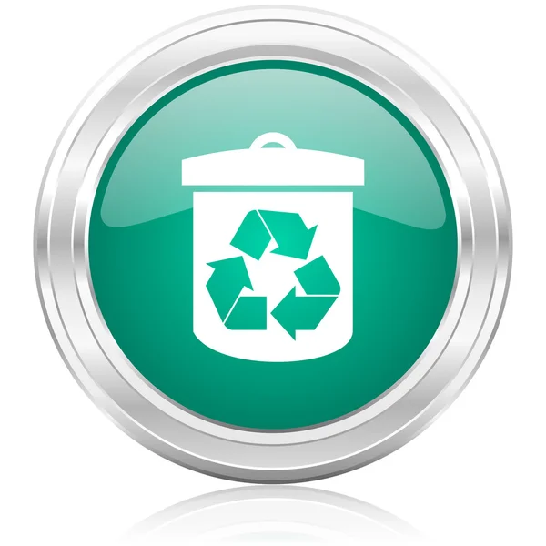 Recyclen van internet pictogram — Stockfoto