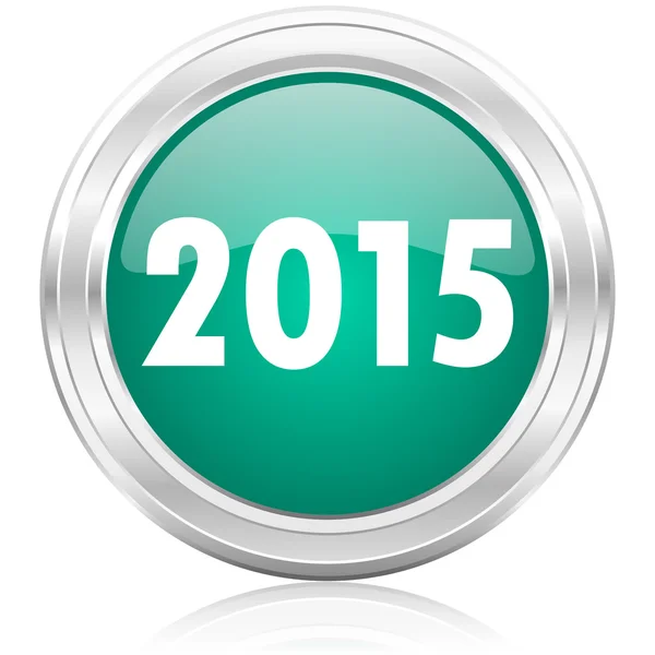 Yeni yıl 2015 Internet simgesi — Stok fotoğraf