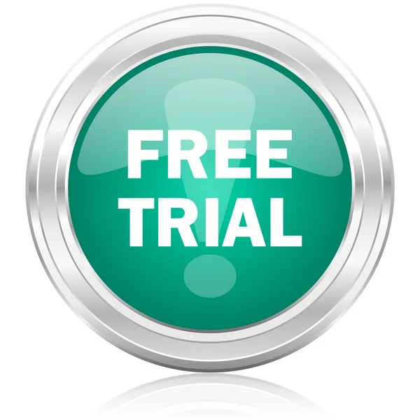 Free trial internet icon — Stock Photo, Image