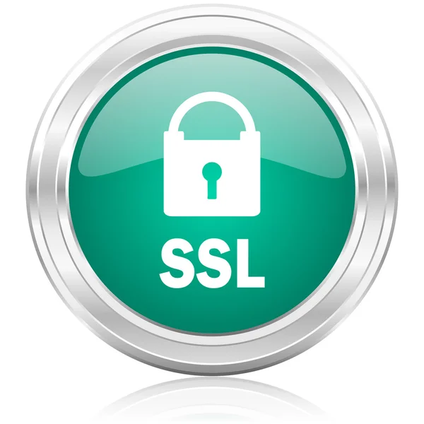 Ícone de internet ssl — Fotografia de Stock