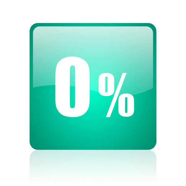 0 procent internet pictogram — Stockfoto