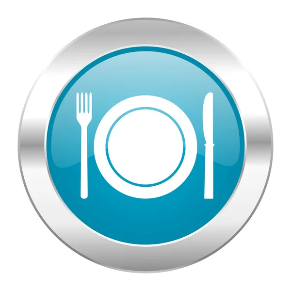 Restaurante icono de Internet — Foto de Stock