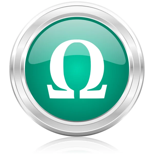 Omega internet pictogram — Stockfoto