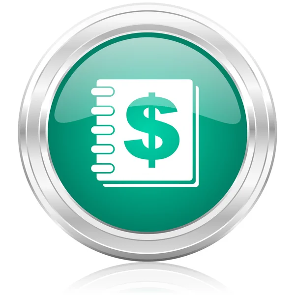 Geld internet pictogram — Stockfoto