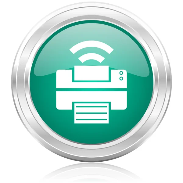 Printer internet icon — Stock Photo, Image