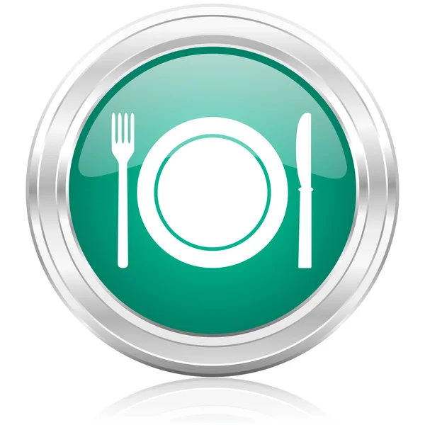 Restaurant Internet-Ikone — Stockfoto