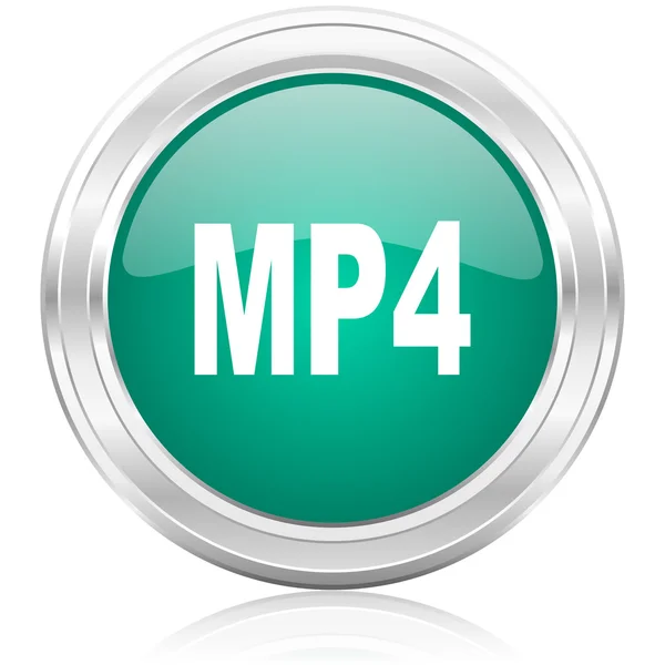 Mp4 icono de Internet — Foto de Stock