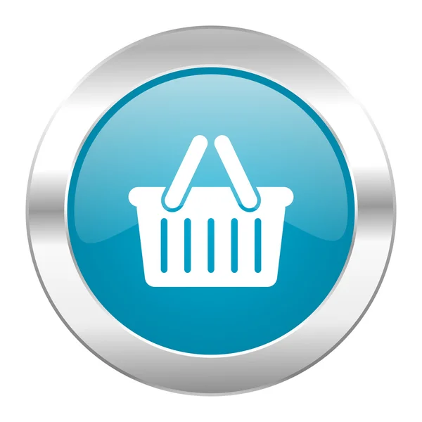 Cart internet blue icon — Stock Photo, Image