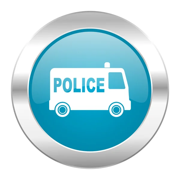 Police internet icon — Stock Photo, Image