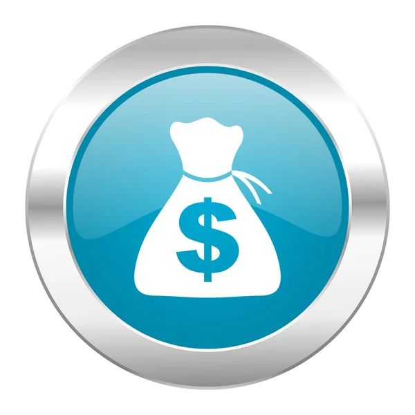 Money internet blue icon — Stock Photo, Image