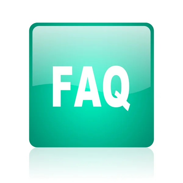 Піктограма інтернет FAQ — стокове фото