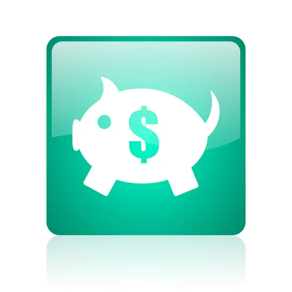 Piggy bank internet icon — Stock Photo, Image