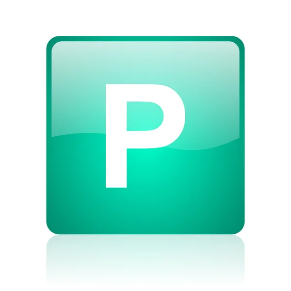 Parcheggio icona internet — Foto Stock