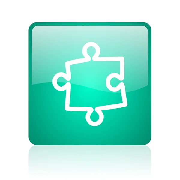 Puzzel internet pictogram — Stockfoto