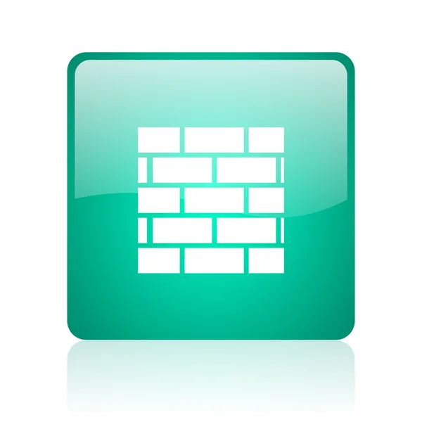 Firewall voor internet-pictogram — Stockfoto