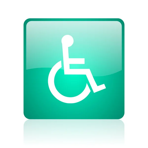 Wheelchair internet icon — Stock Photo, Image