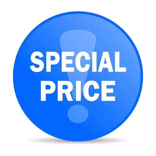 特殊价格互联网蓝色图标 — 图库照片