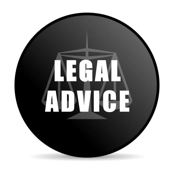 Icona della consulenza legale — Foto Stock