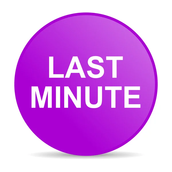 Last minute web icon — Stock Photo, Image