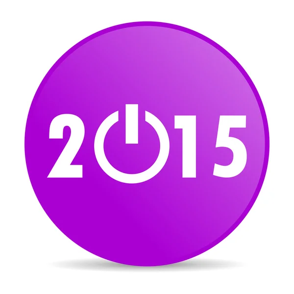 Año nuevo 2015 icono web —  Fotos de Stock