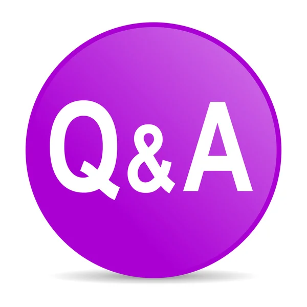 Question answer web icon — Stock Photo, Image