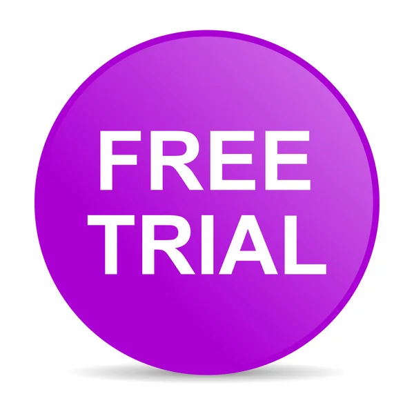 Free trial web icon — Stock Photo, Image