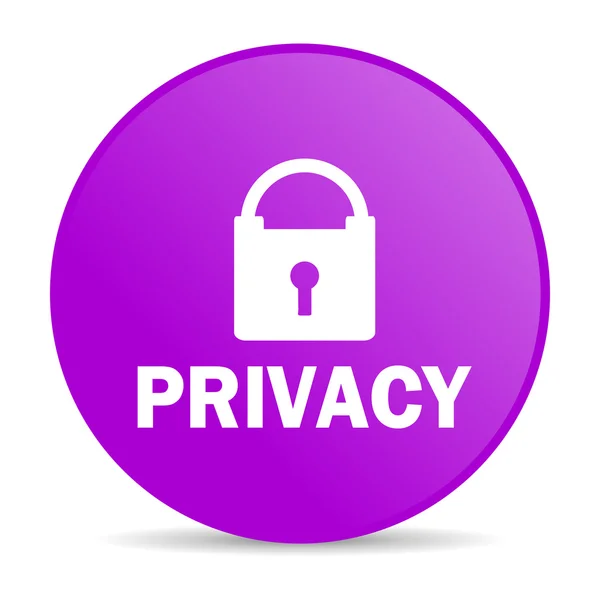 Privacy web icon — Stock Photo, Image