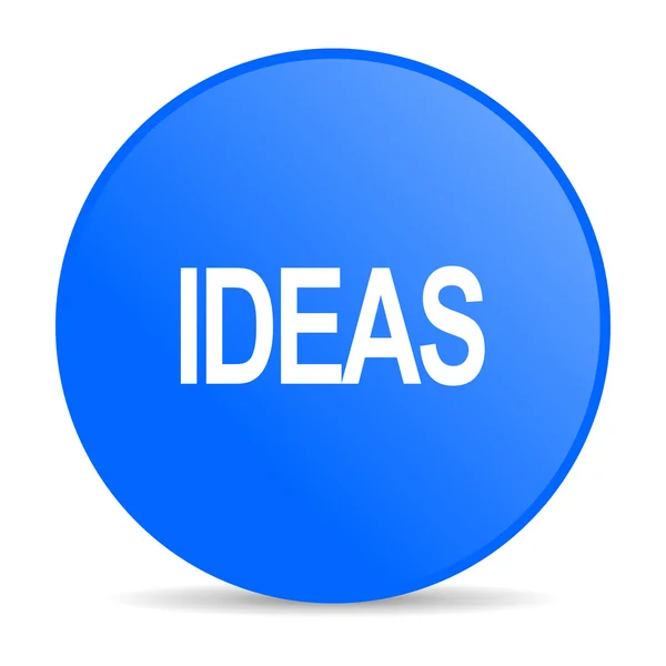 Ideas internet blue icon — Stock Photo, Image