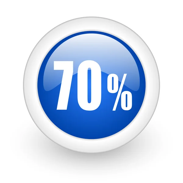70% 아이콘 — 스톡 사진