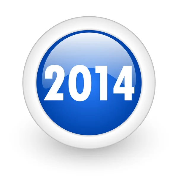 Año 2014 icono — Foto de Stock